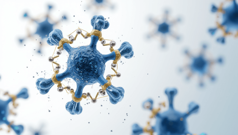 Illustration of omega-3 fatty acids fighting inflammation