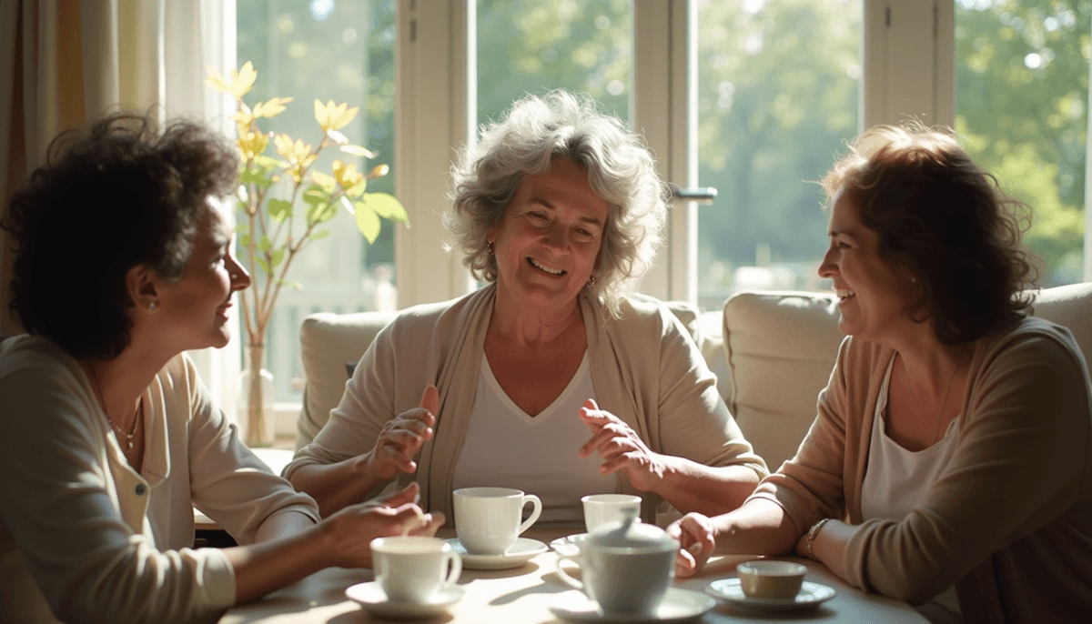 Friends Help Menopause Blues Away