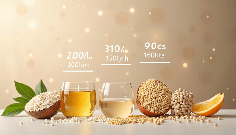 Comparison of protein absorption rates