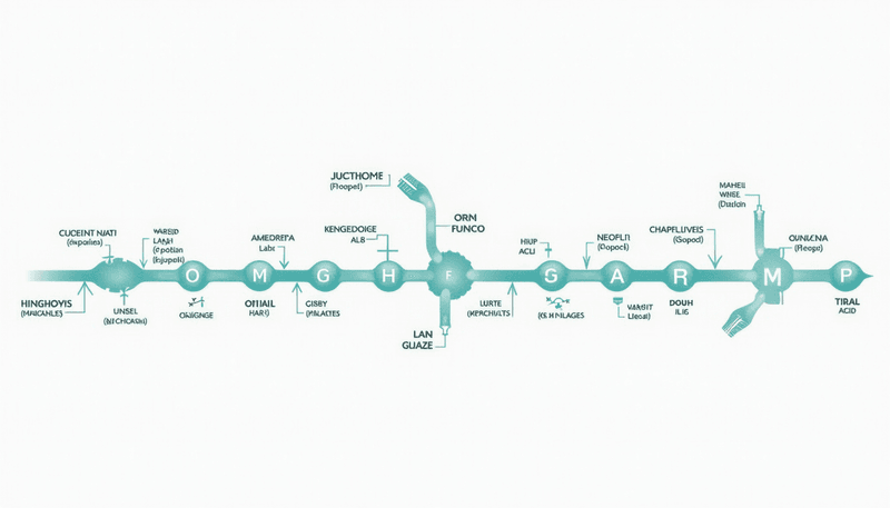 Diagram showing how evening primrose oil works in the body