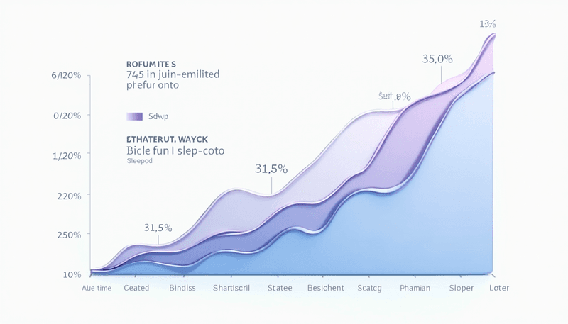 Graph showing sleep improvement statistics