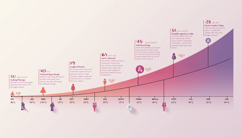 Timeline showing optimal window for starting hormone therapy