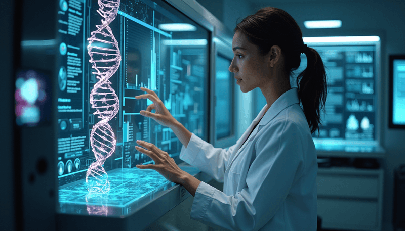 Visual representation of genetic risk assessment methods