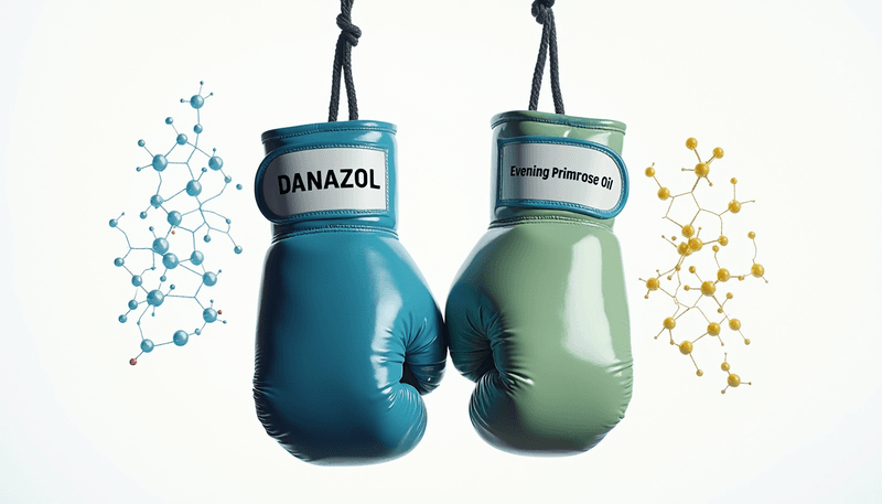 Boxing gloves representing Danazol vs Evening Primrose Oil