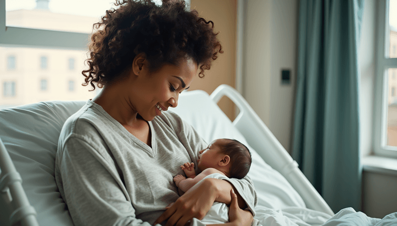 Mother and baby representing safe outcomes