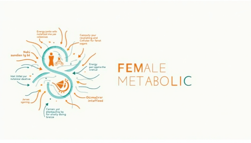 Diagram showing metabolism process in simple terms