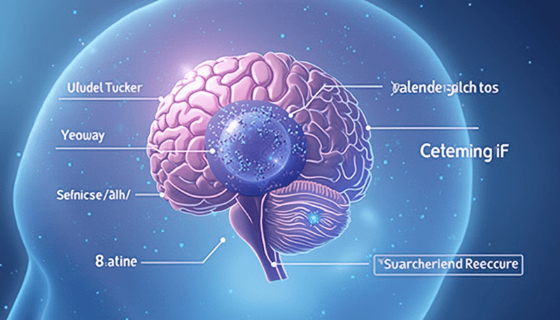 Brain temperature regulation diagram showing receptor function