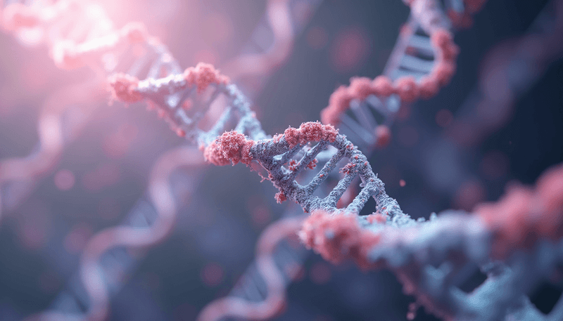 DNA methylation process illustration