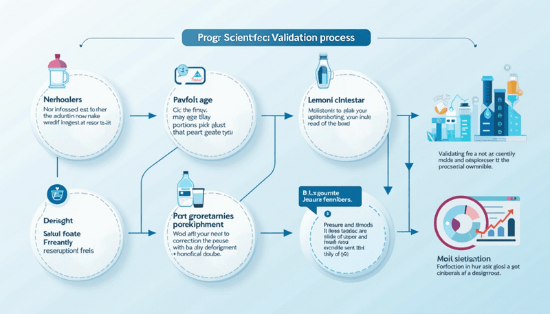 Scientific process validation illustration