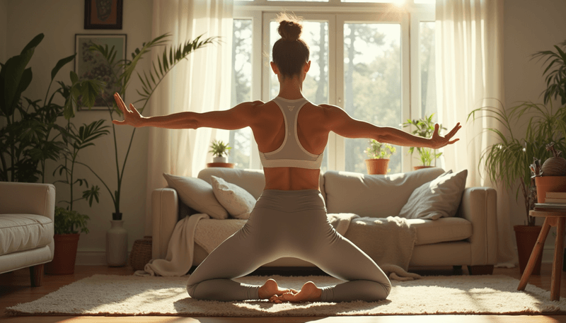 Woman implementing healthy lifestyle changes